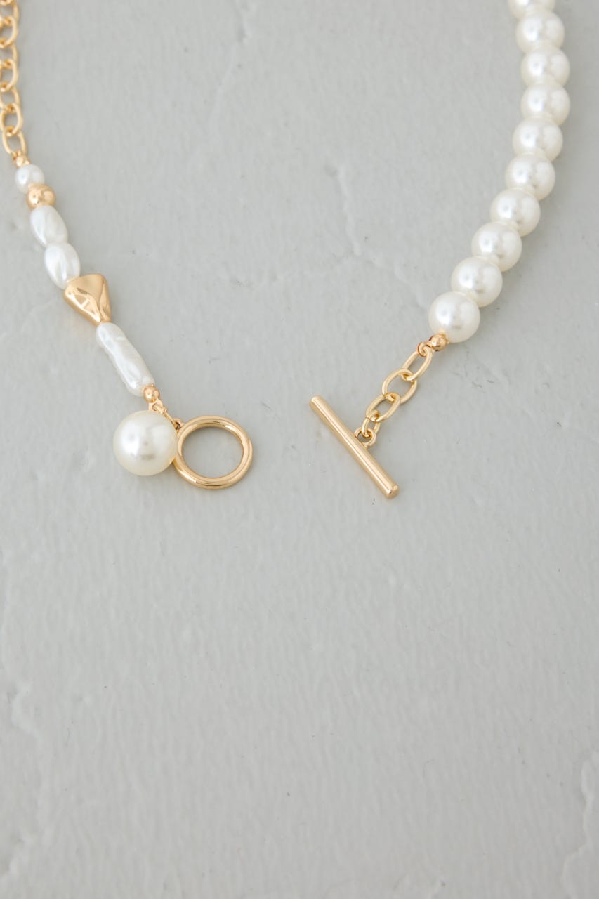 パールネックレス GLD FREE