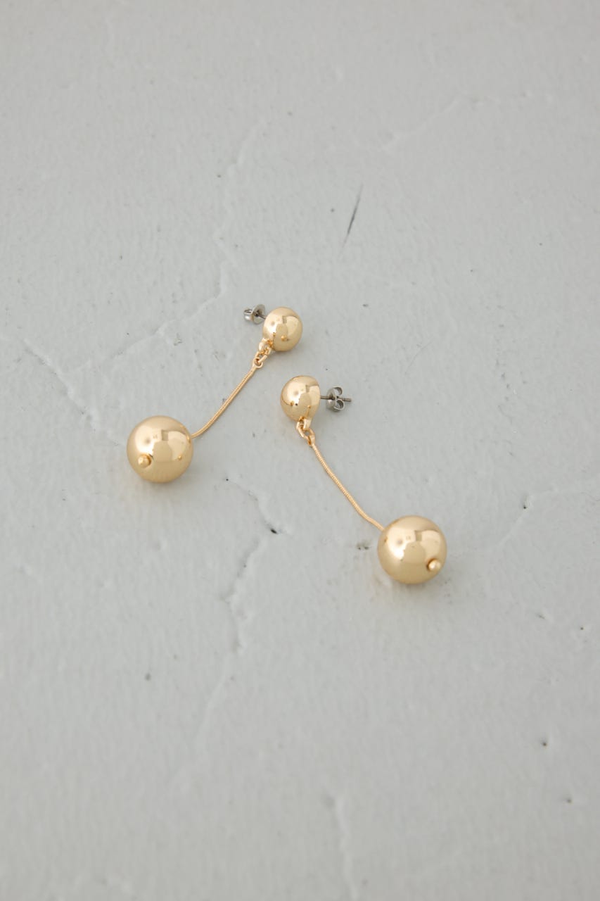 ボールスウィングピアス L/GLD FREE