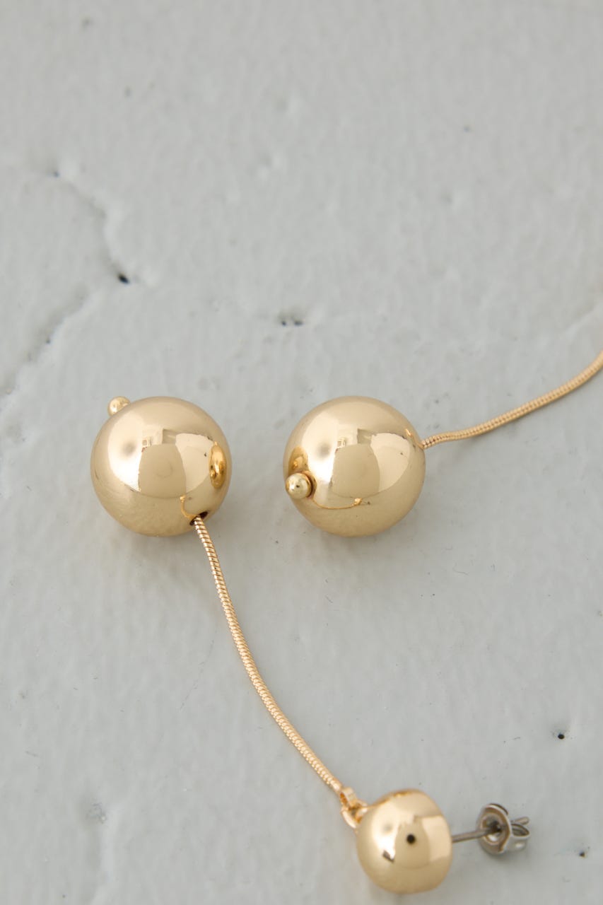 ボールスウィングピアス L/GLD FREE