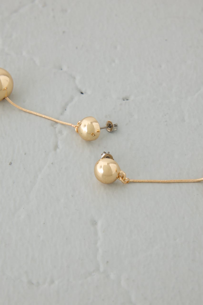 ボールスウィングピアス L/GLD FREE