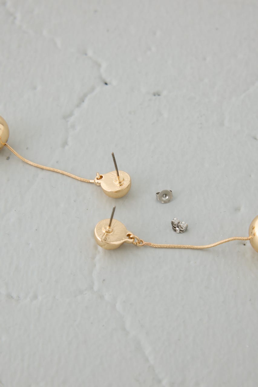 ボールスウィングピアス L/GLD FREE