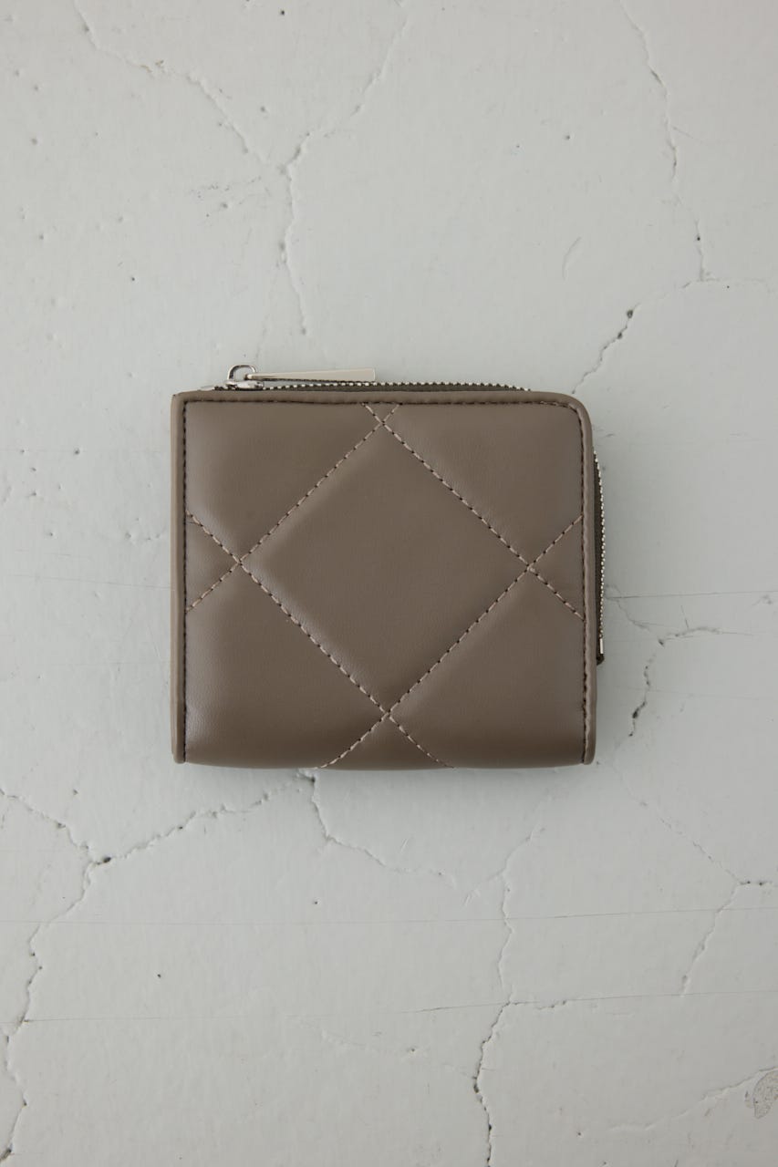 キルティングミニウォレット BRN FREE