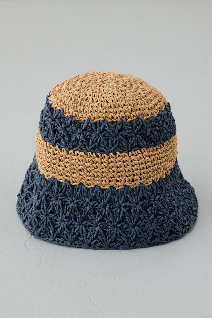 ペーパーハット 柄BEG FREE