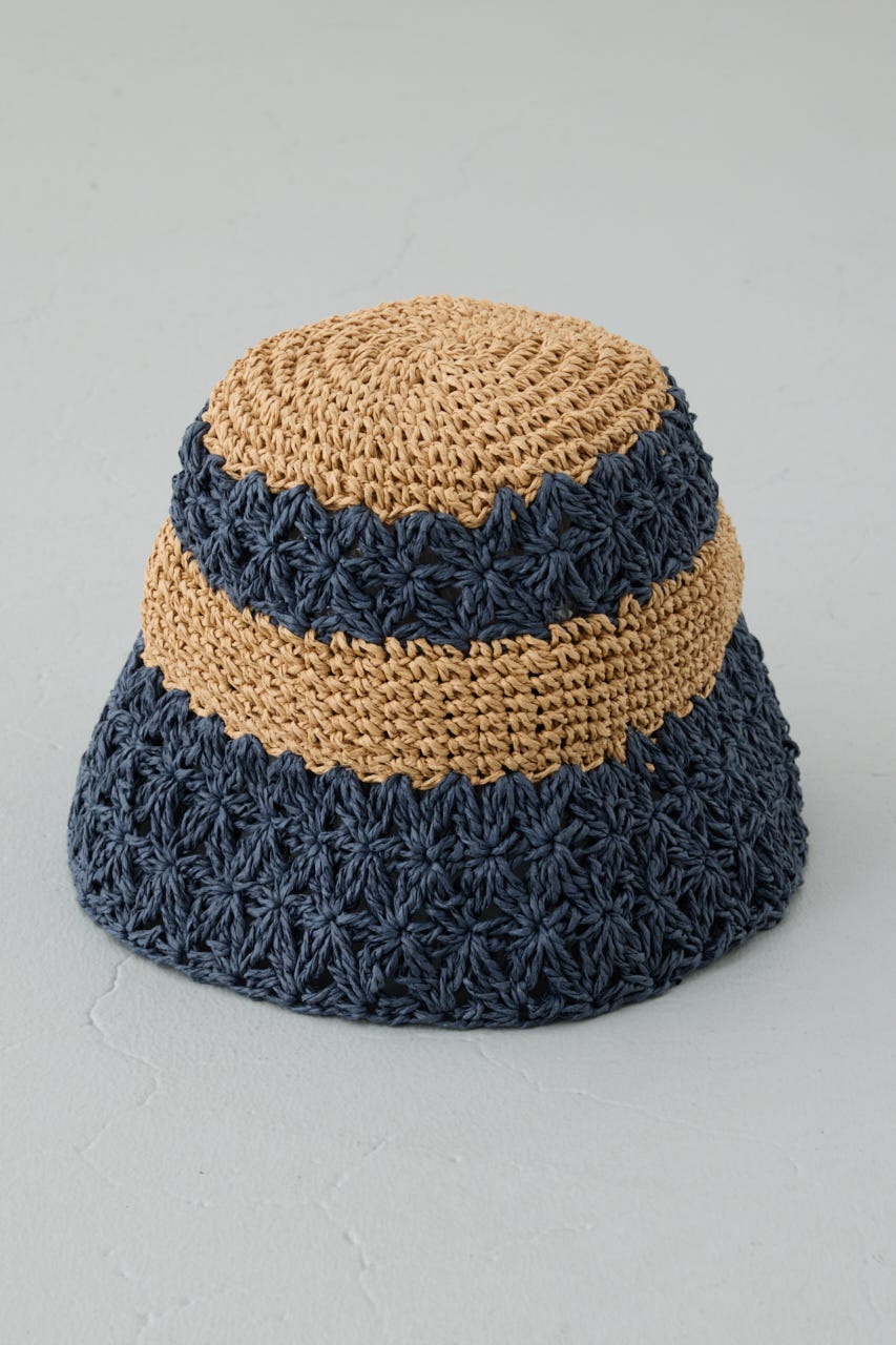 ペーパーハット 柄BEG FREE