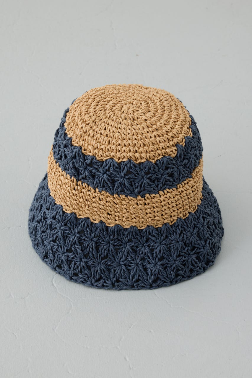 ペーパーハット 柄BEG FREE