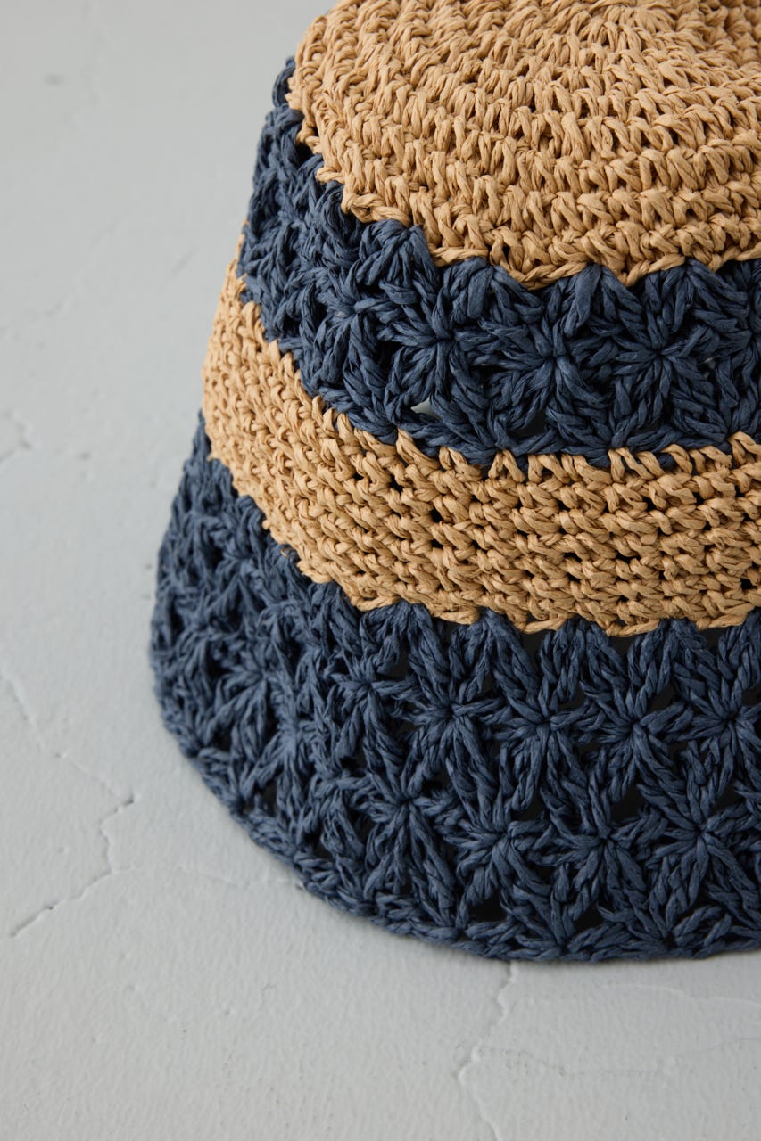 ペーパーハット 柄BEG FREE