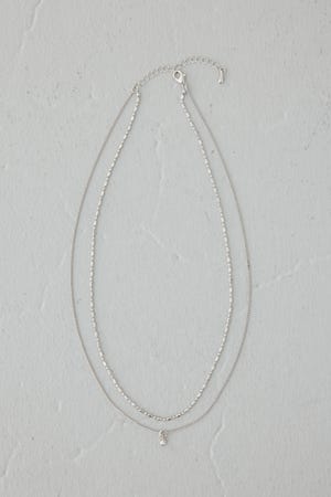 マルチチェーン2連ネックレス