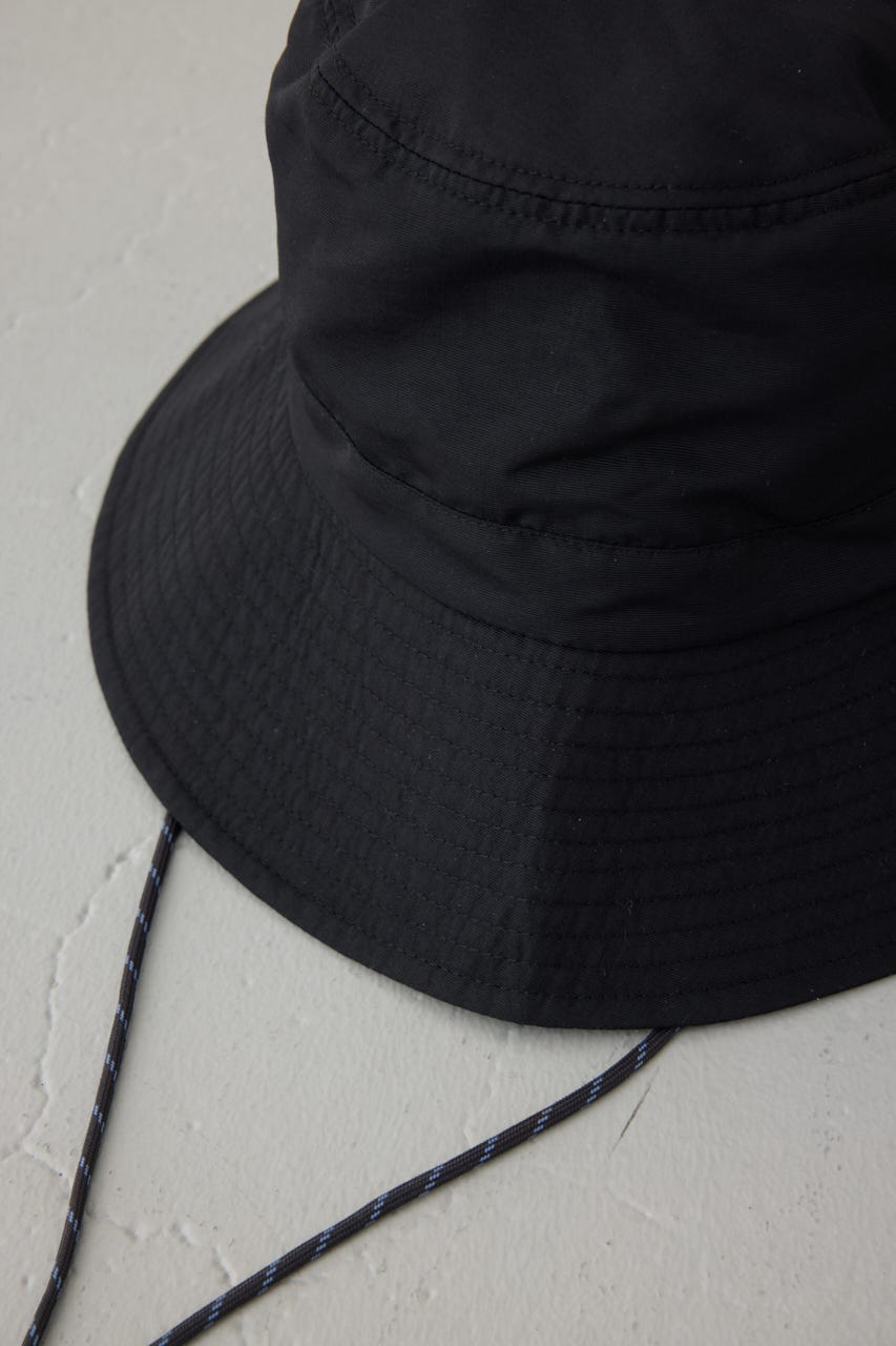 コード付きナイロンハット BLK FREE