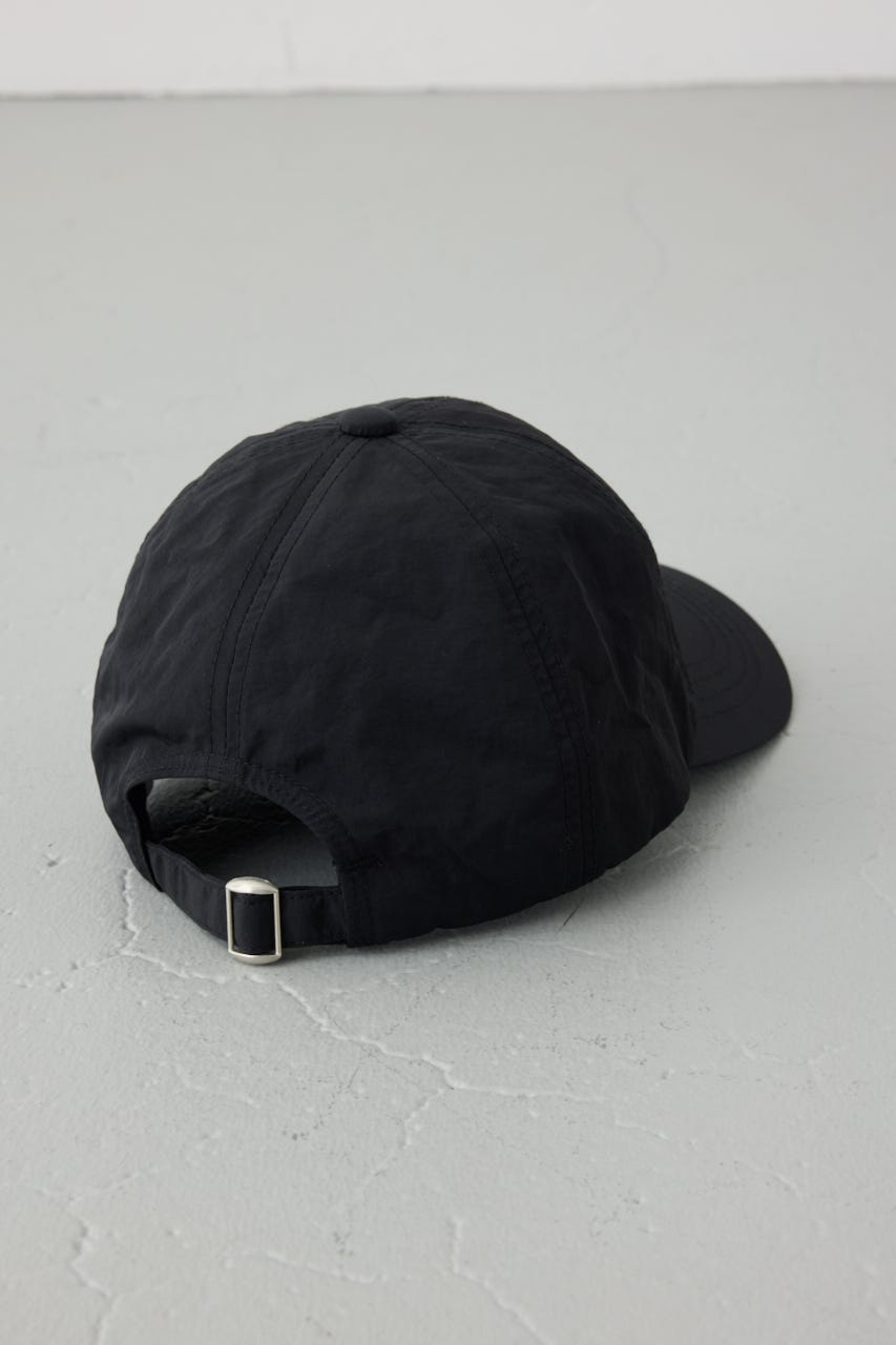 ナイロン刺繍ロゴキャップ BLK FREE