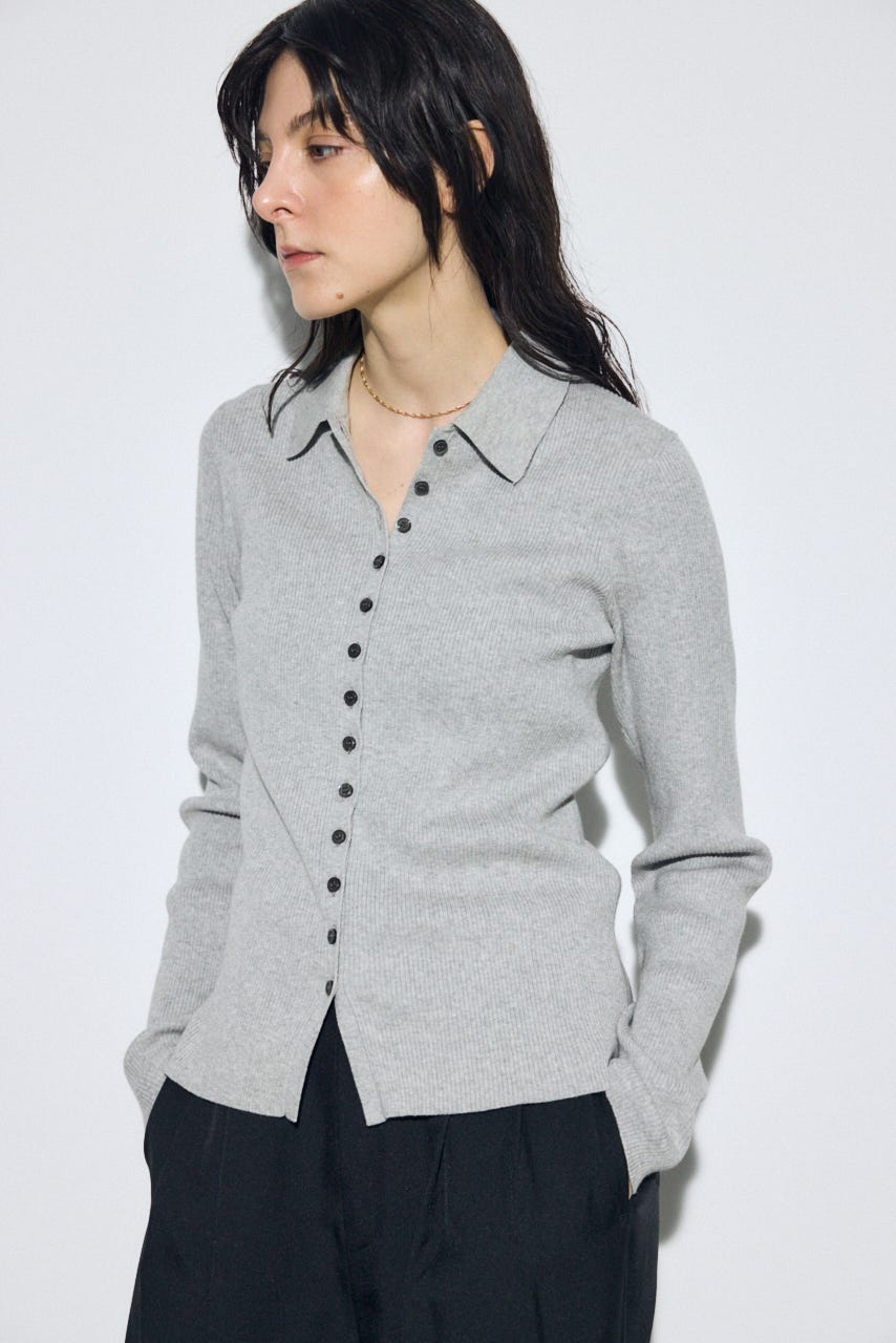 エリツキリブニット L/GRY FREE