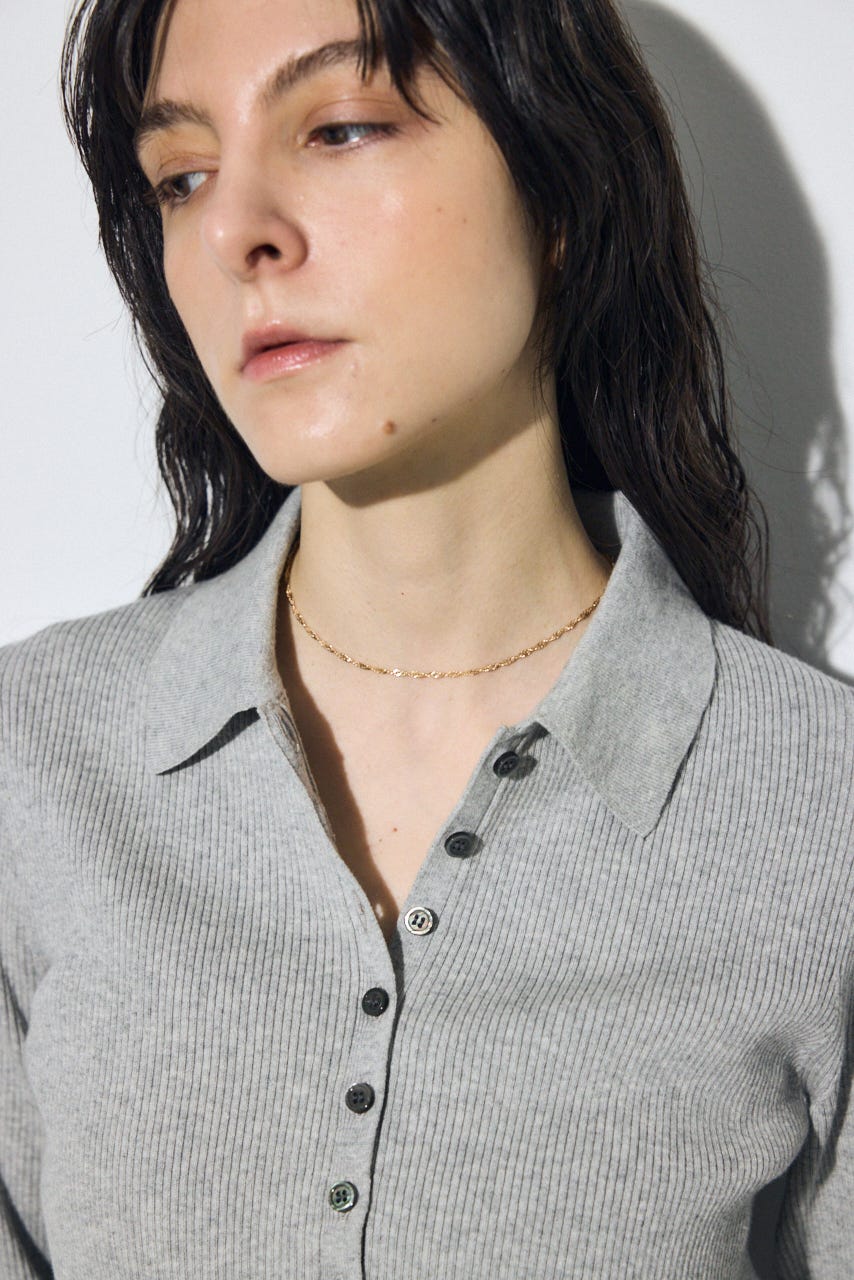 エリツキリブニット L/GRY FREE