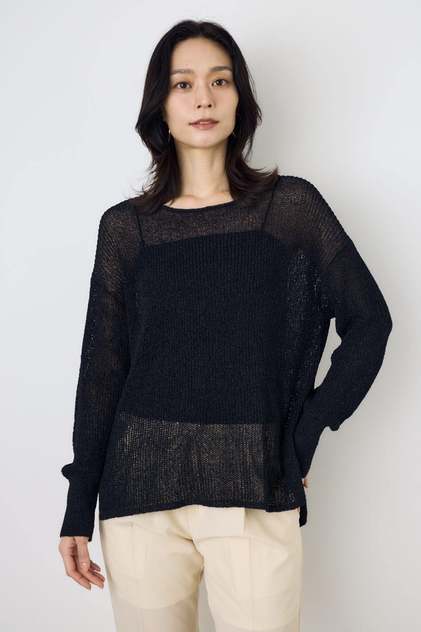 ドライタッチニット BLK M