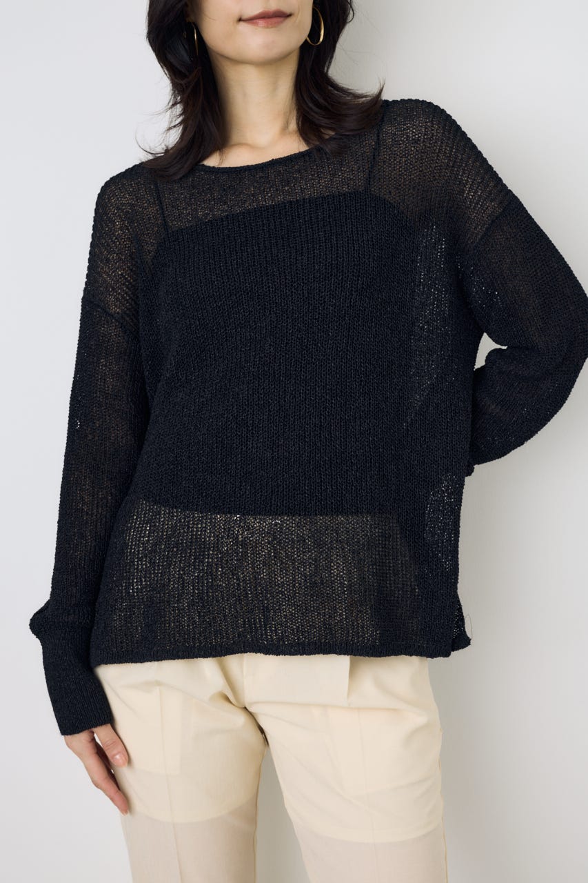 ドライタッチニット BLK M