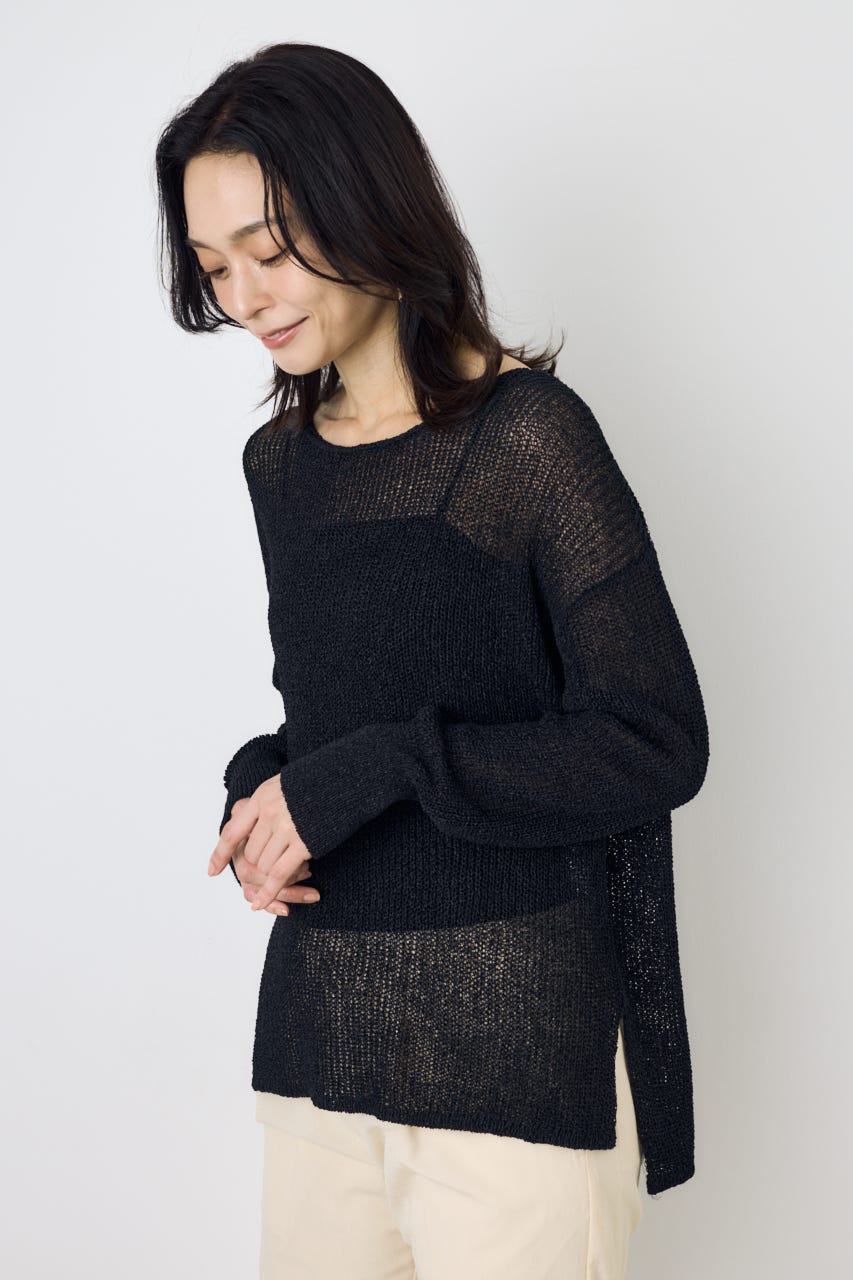 ドライタッチニット BLK M