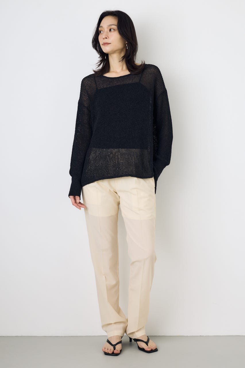 ドライタッチニット BLK M