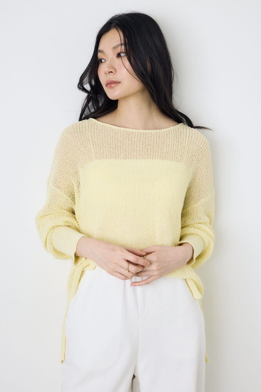 ドライタッチニット L/YEL M