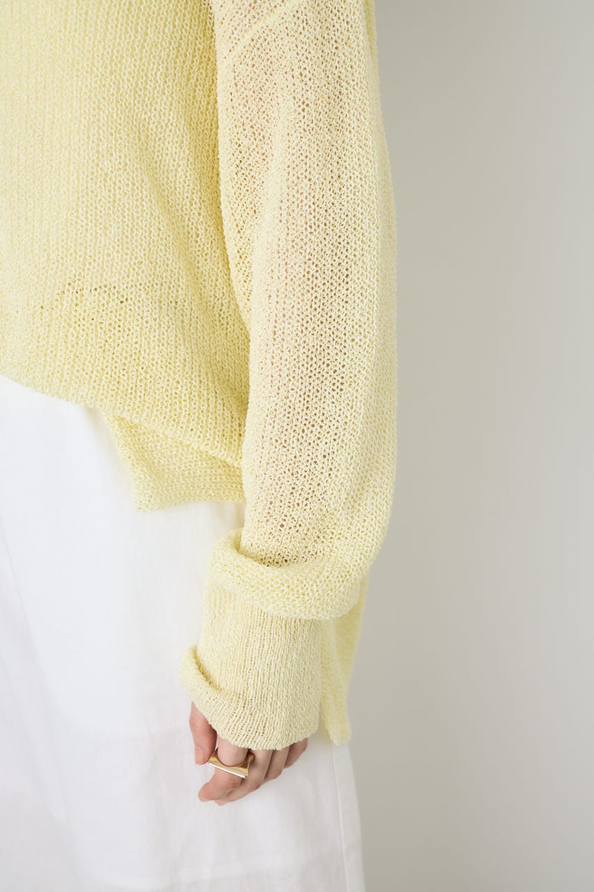 ドライタッチニット L/YEL M