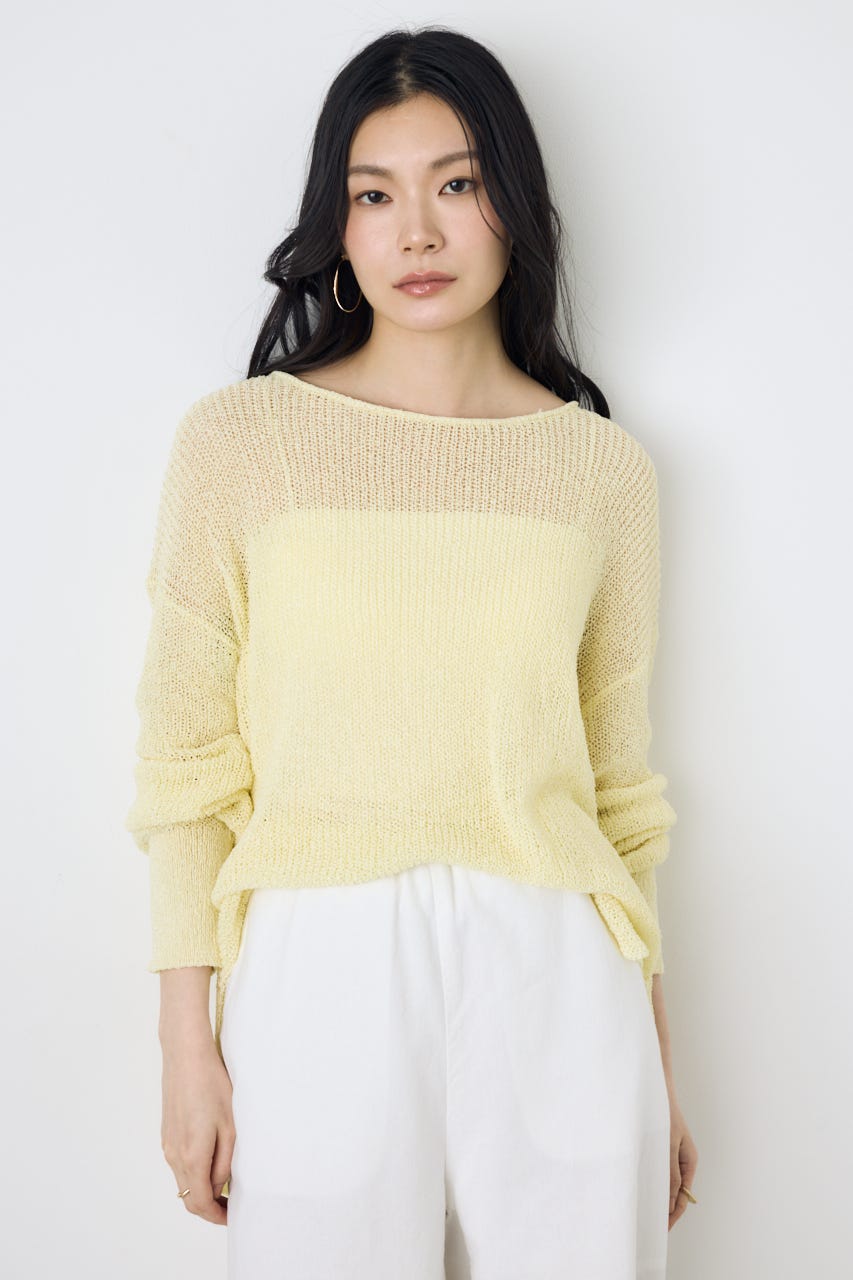 ドライタッチニット L/YEL M