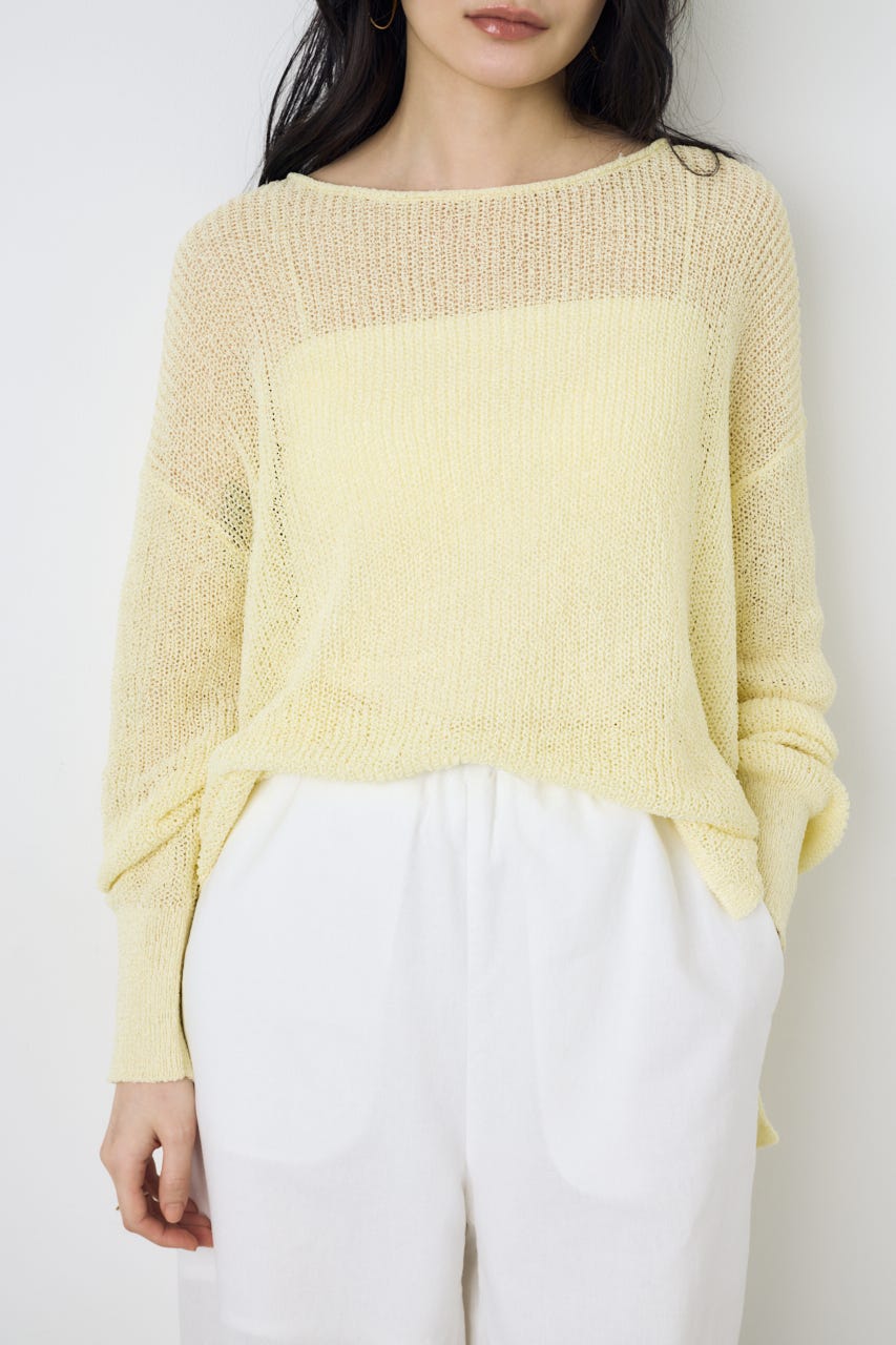 ドライタッチニット L/YEL M