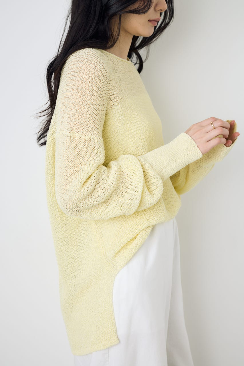 ドライタッチニット L/YEL M