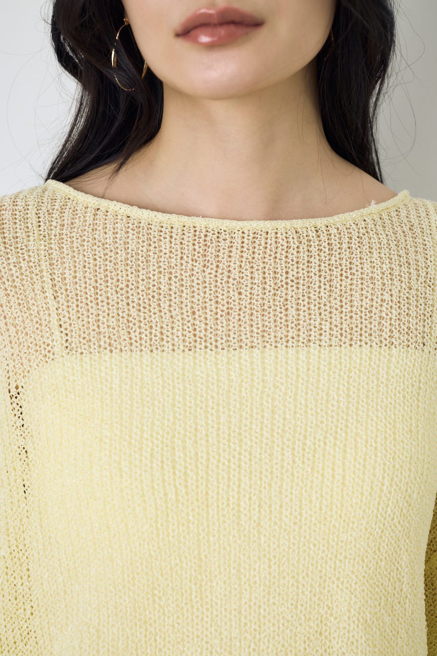 ドライタッチニット L/YEL M