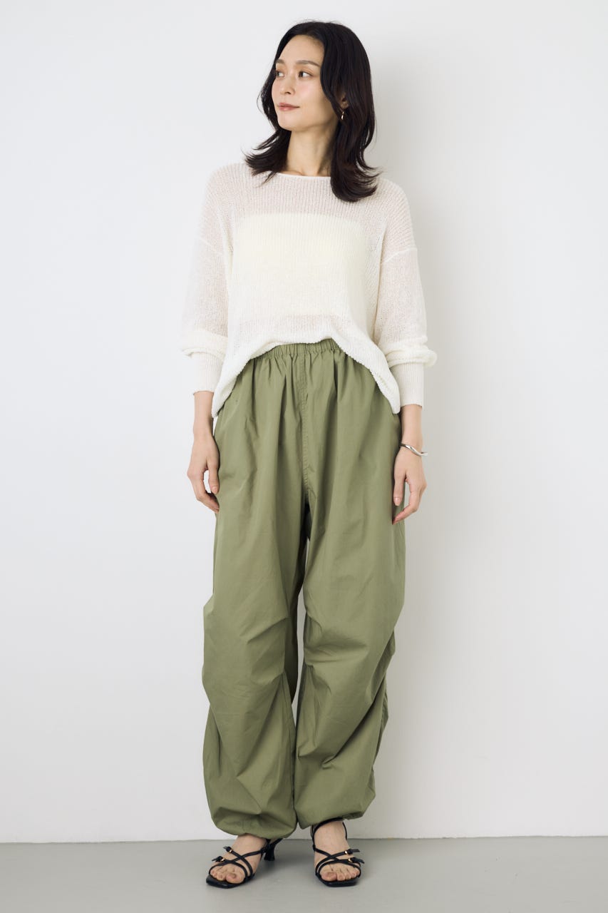 ドライタッチニット O/WHT S