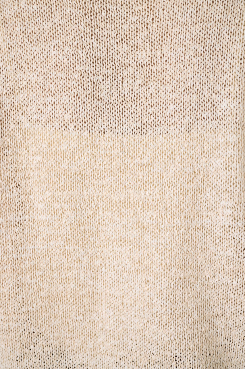 テープヤーンニットジレ IVOY S