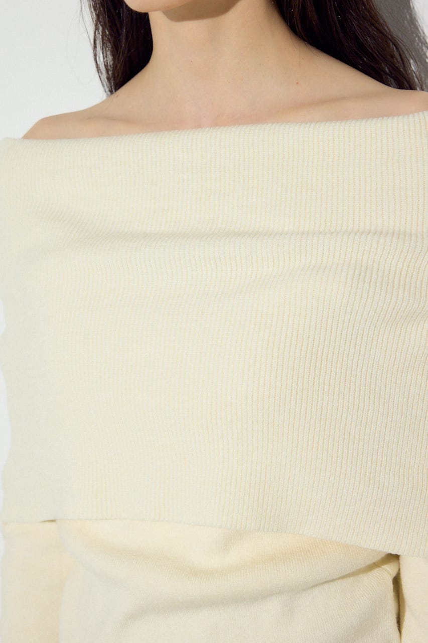 オフショルニットトップス IVOY FREE