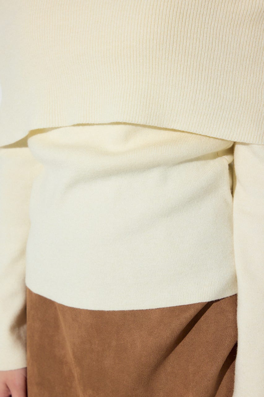 オフショルニットトップス IVOY FREE