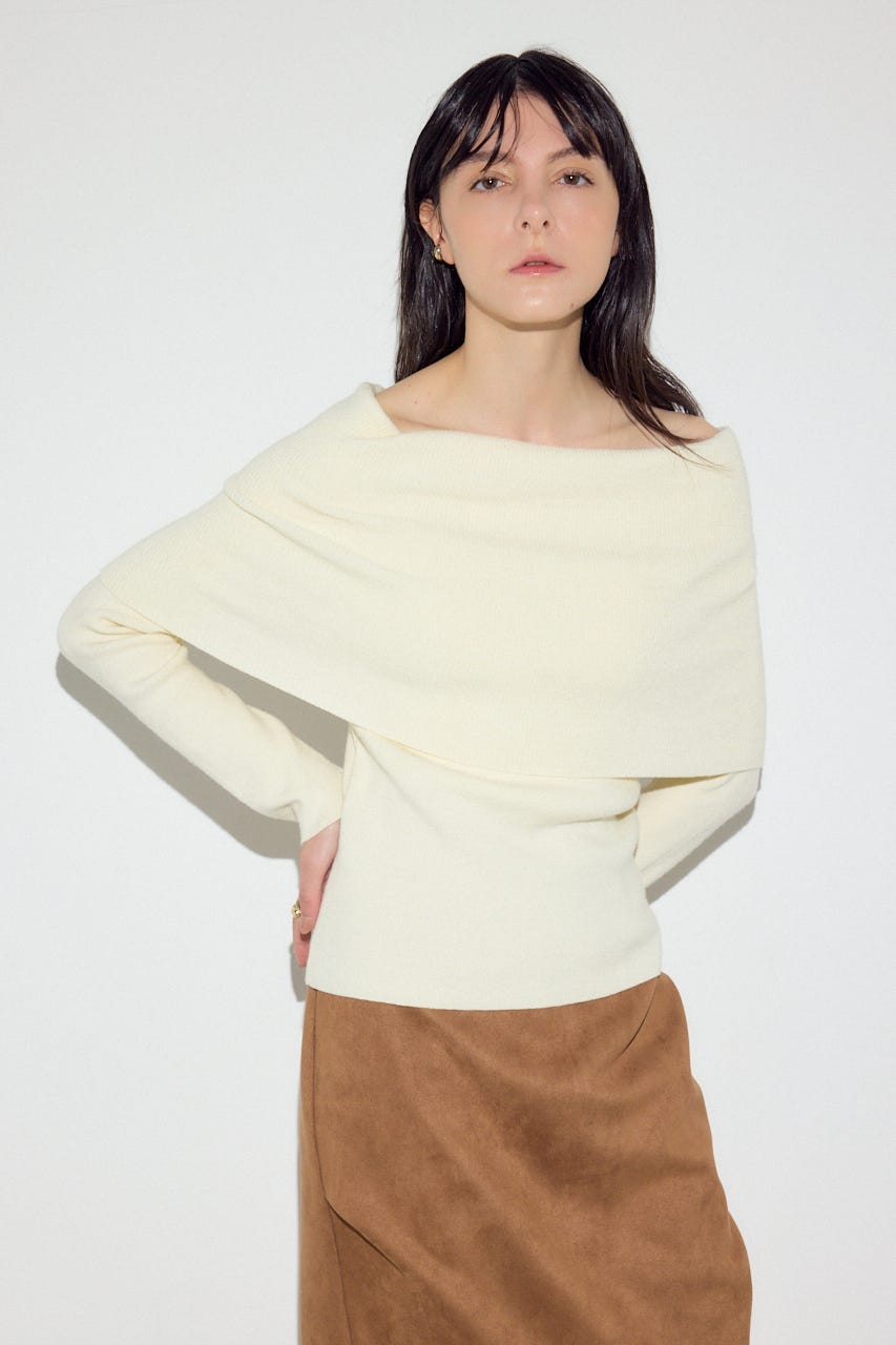 オフショルニットトップス IVOY FREE