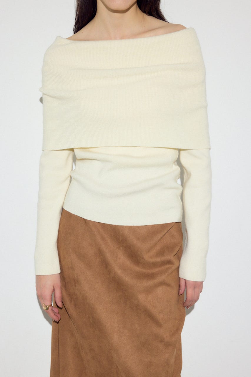 オフショルニットトップス IVOY FREE