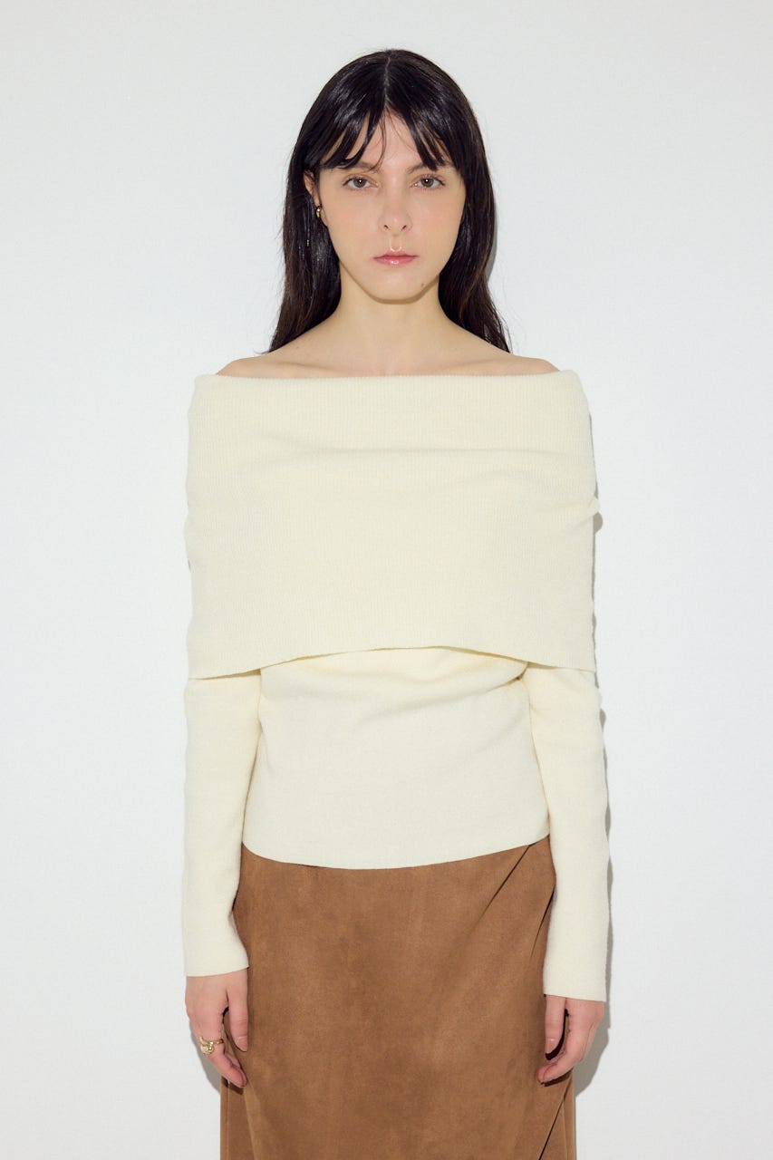 オフショルニットトップス IVOY FREE