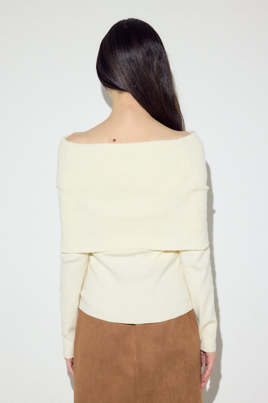 オフショルニットトップス IVOY FREE