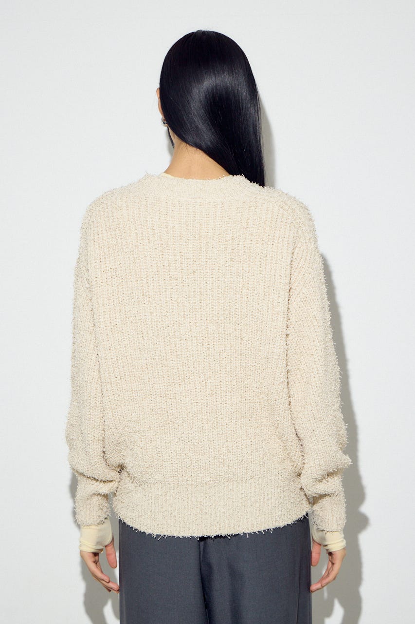 カールヤーンクルーネックニット IVOY M