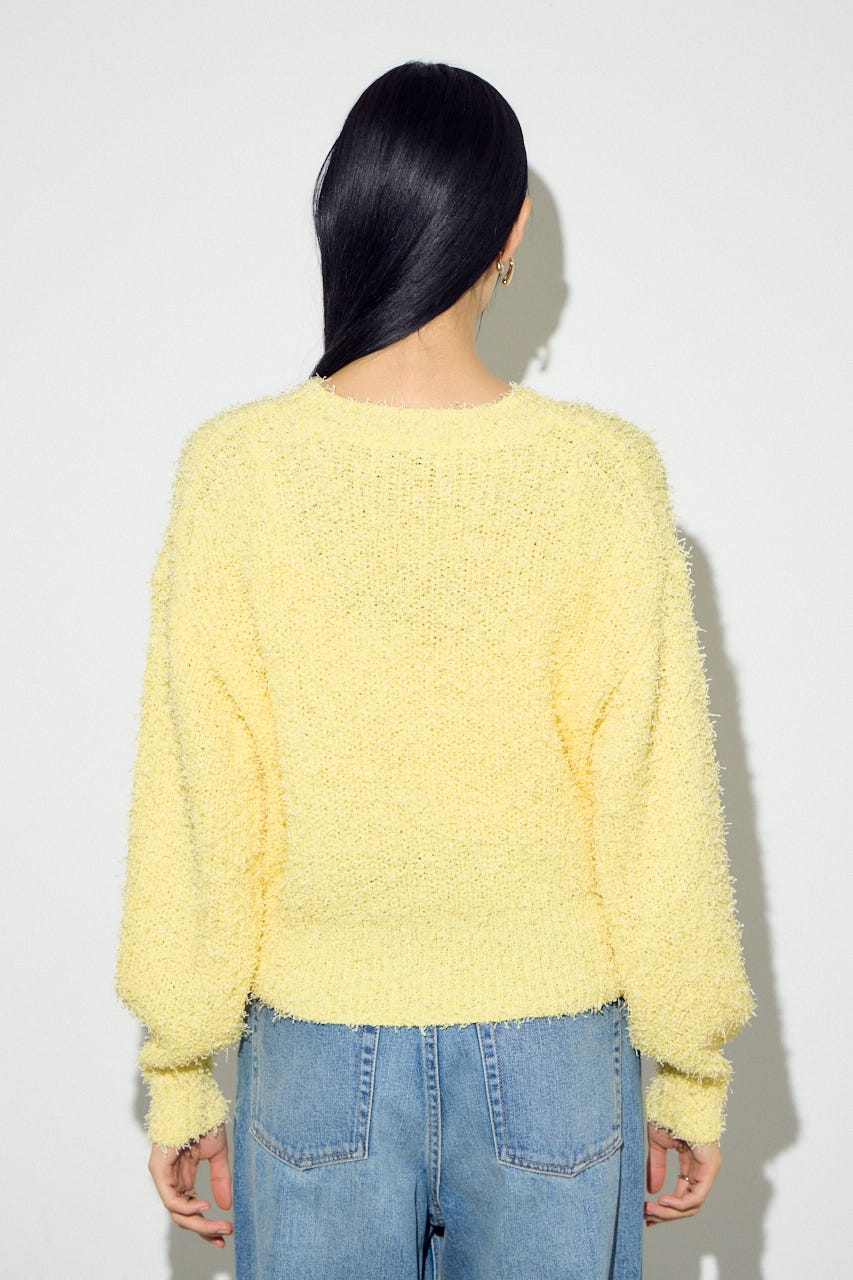 カールヤーンクルーネックニット L/YEL M