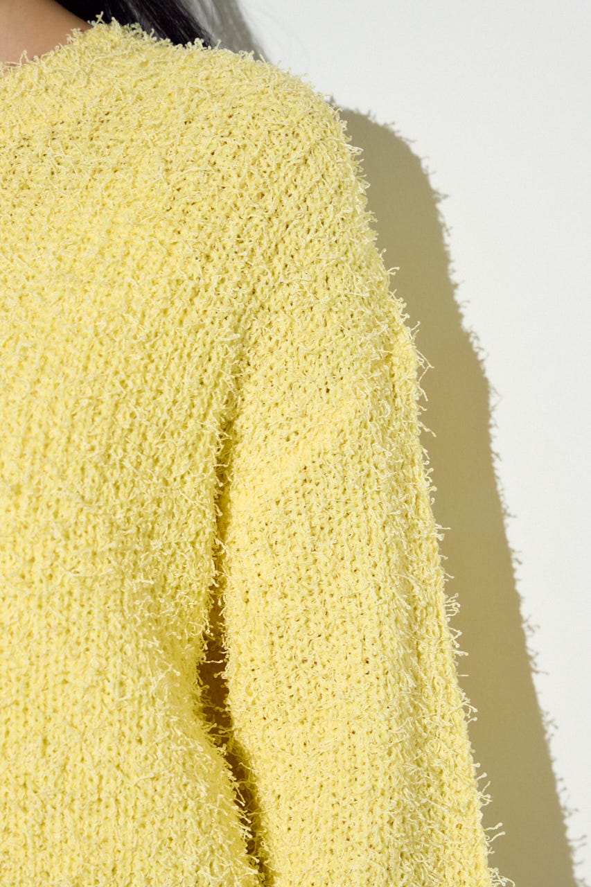 カールヤーンクルーネックニット L/YEL M