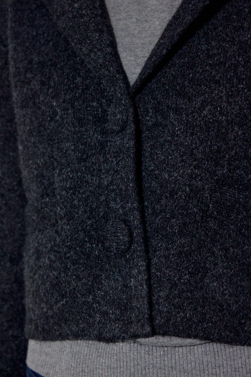 ニットジャケット BLK FREE