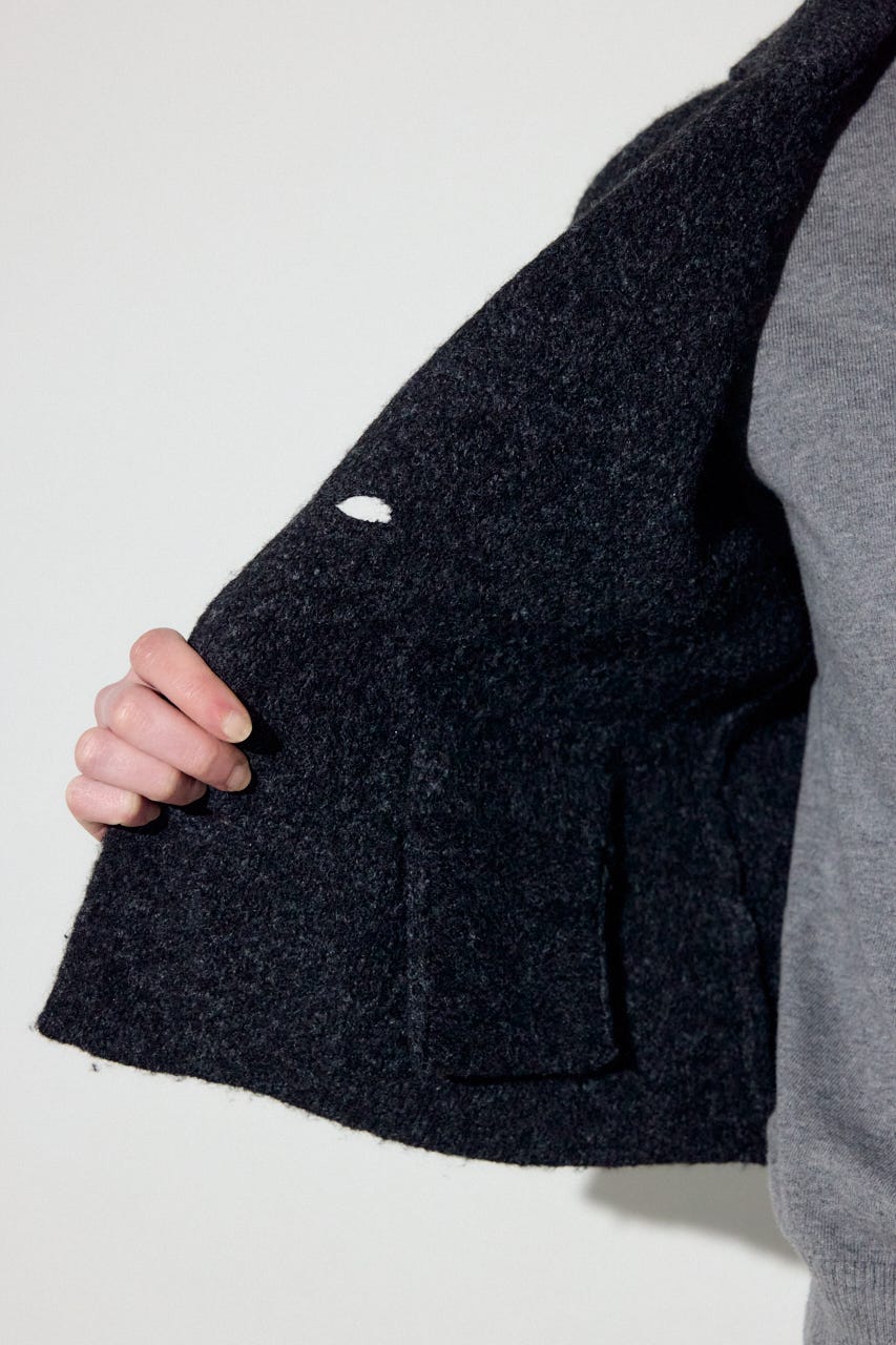 ニットジャケット BLK FREE