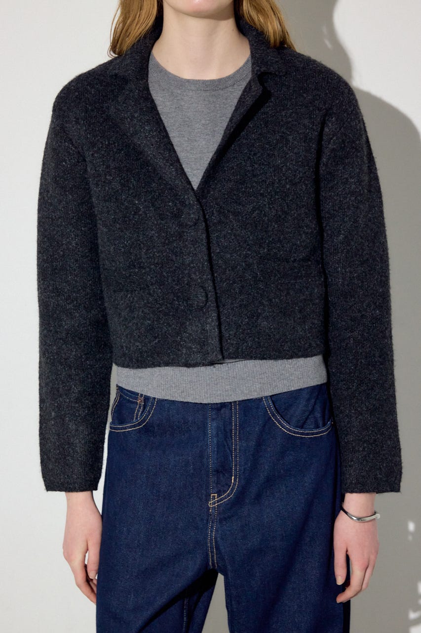 ニットジャケット BLK FREE