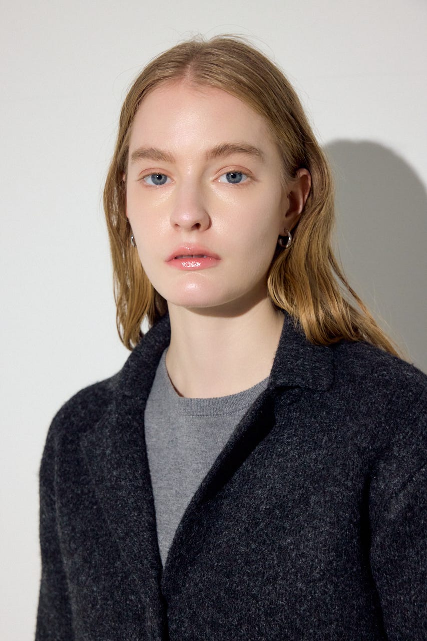 ニットジャケット BLK FREE