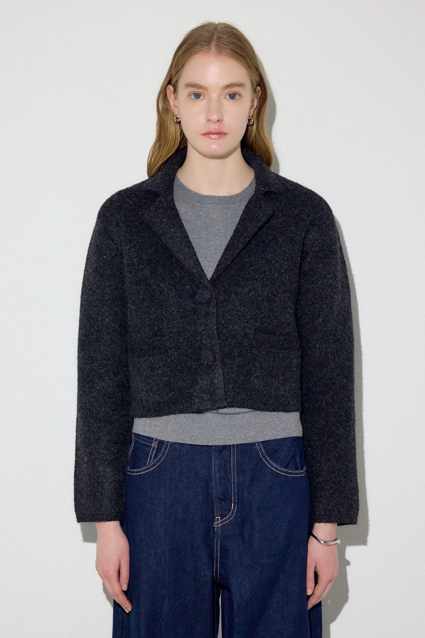 ニットジャケット BLK FREE