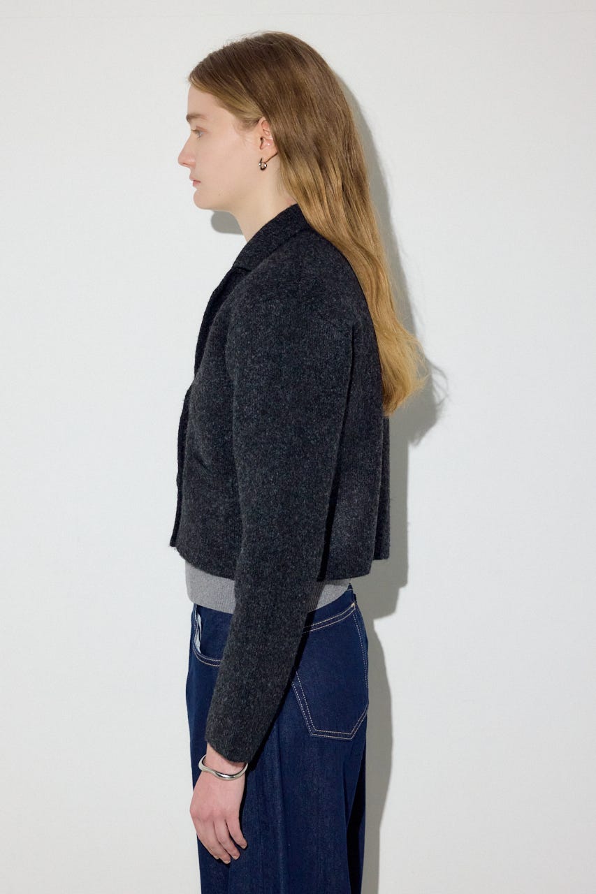 ニットジャケット BLK FREE