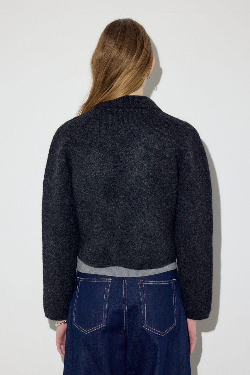 ニットジャケット BLK FREE