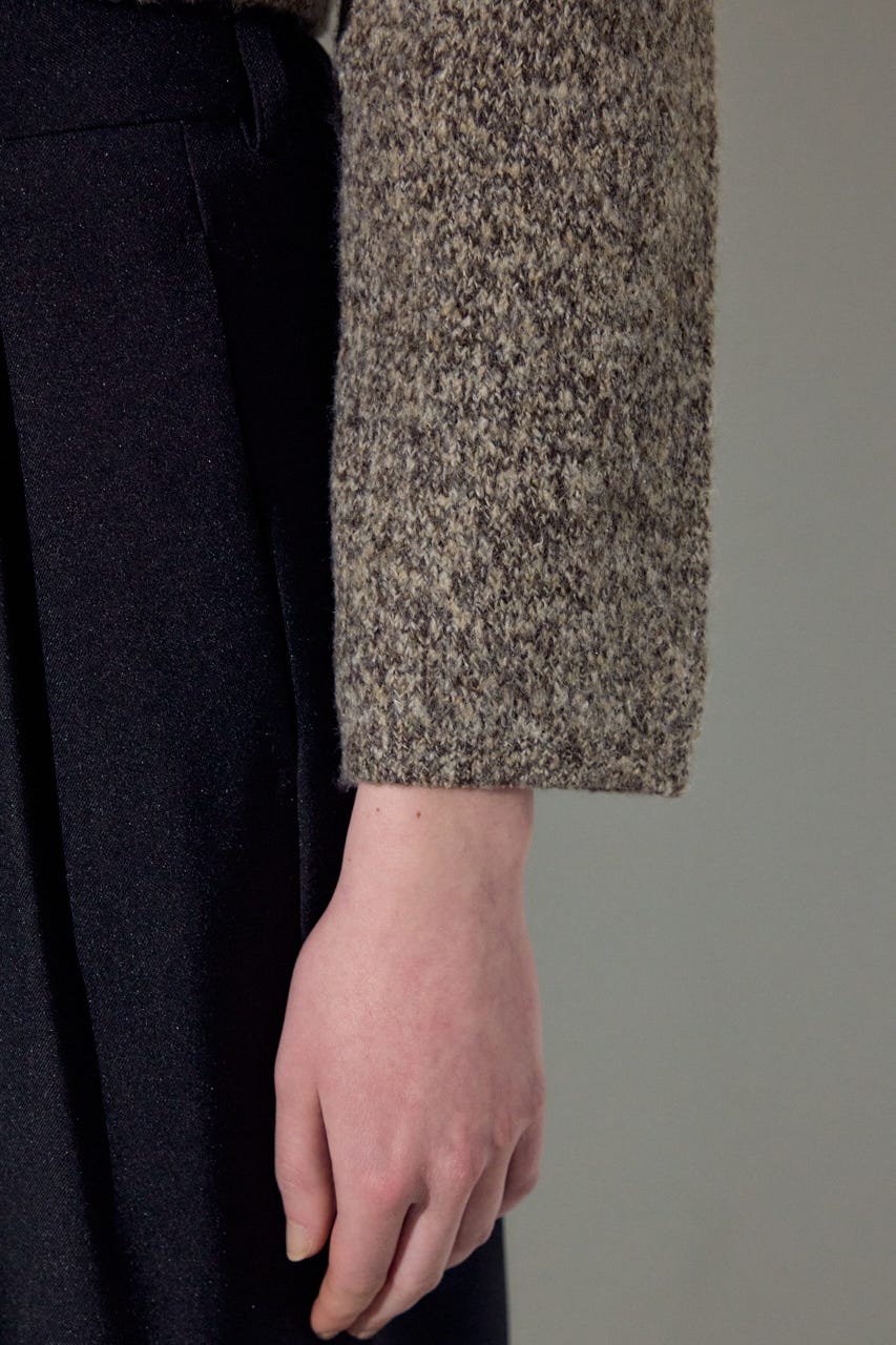 ニットジャケット BRN FREE