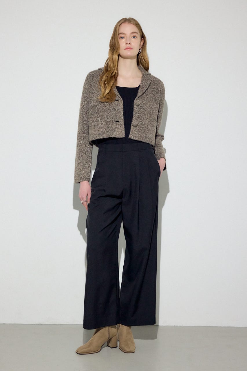 ニットジャケット BRN FREE