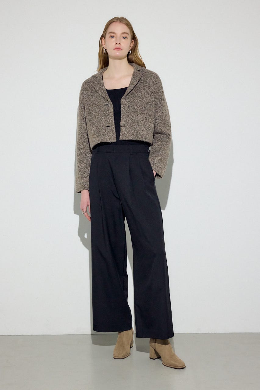 ニットジャケット BRN FREE