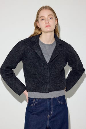 ニットジャケット