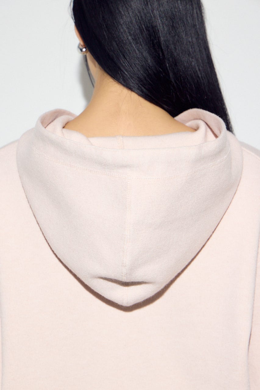 スウェッターニットパーカー L/PNK FREE