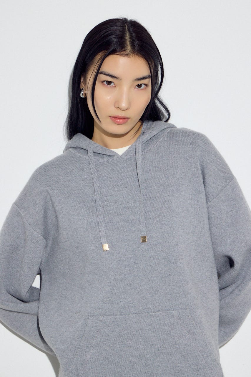 スウェッターニットパーカー T.GRY FREE