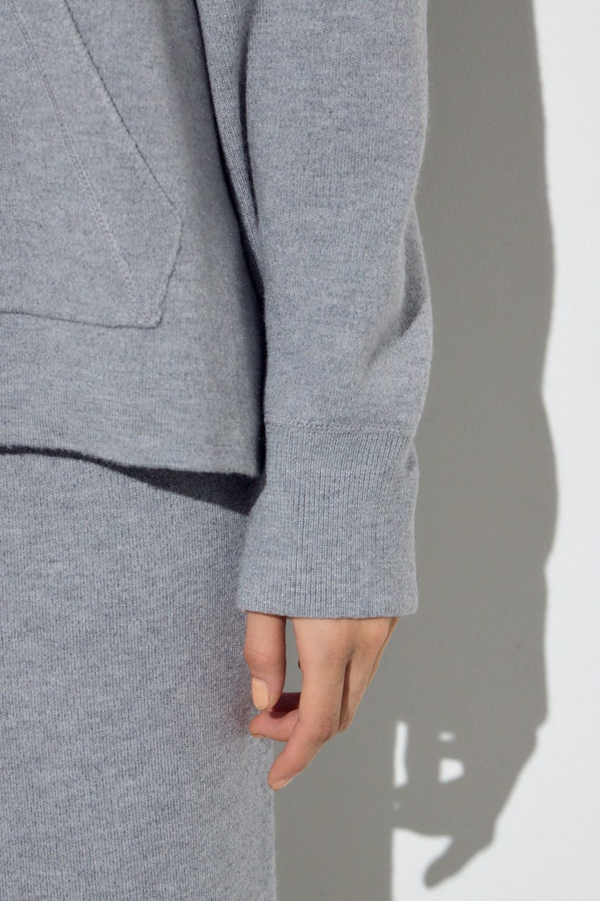 スウェッターニットパーカー T.GRY FREE